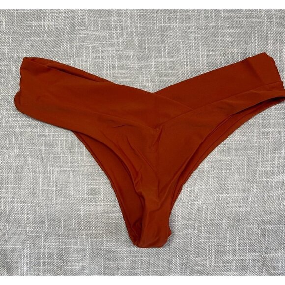 Cupshe Rust Orange Bikini Bottoms Size Large - Picture 1 of 3